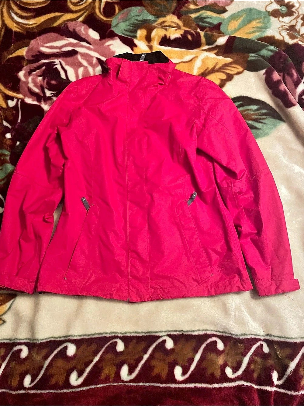 McKINLEY Women’s AquaMax Pro Reddish Pink Waterproof Shell Jacket Size S/P